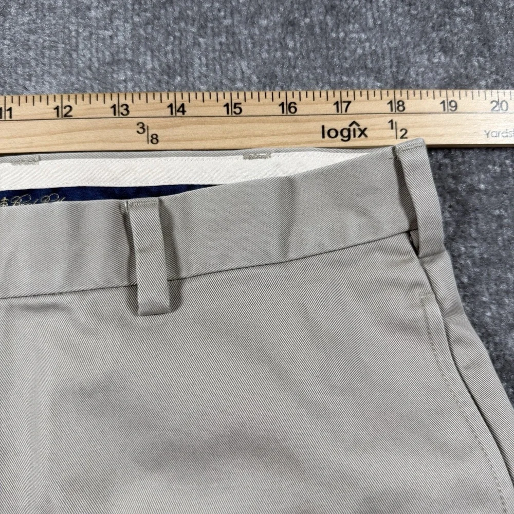 Brooks Brothers Pants Men's 37x30 Beige Clark Advantage Chino Straight Leg